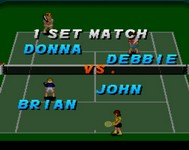 une photo d'Ã©cran de Super Tennis sur Nintendo Super Nes